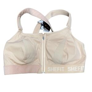 NWT SHEFIT Nude High Impact Sports Bra 4Luxe